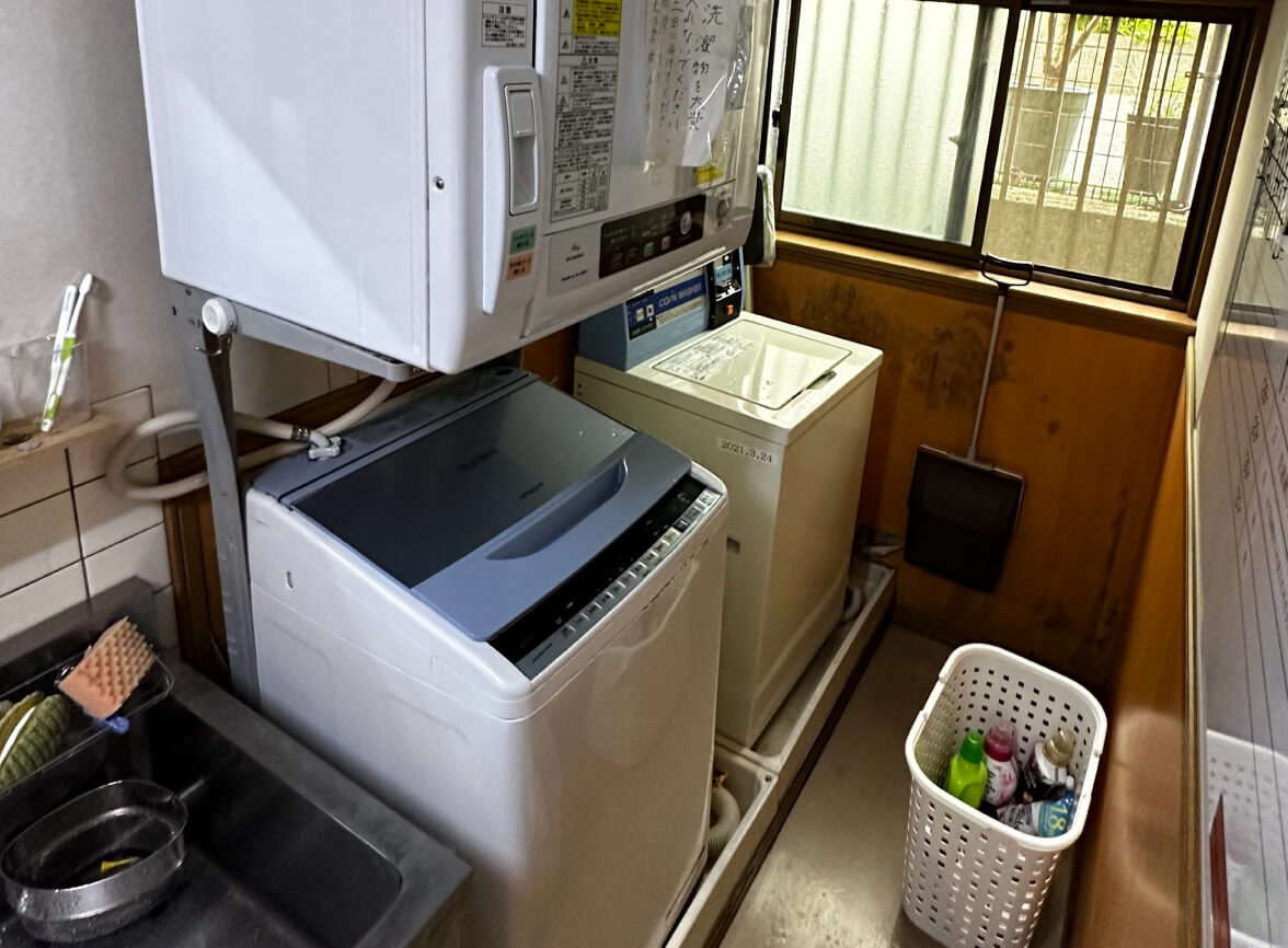 洗面台・洗濯機の設備2